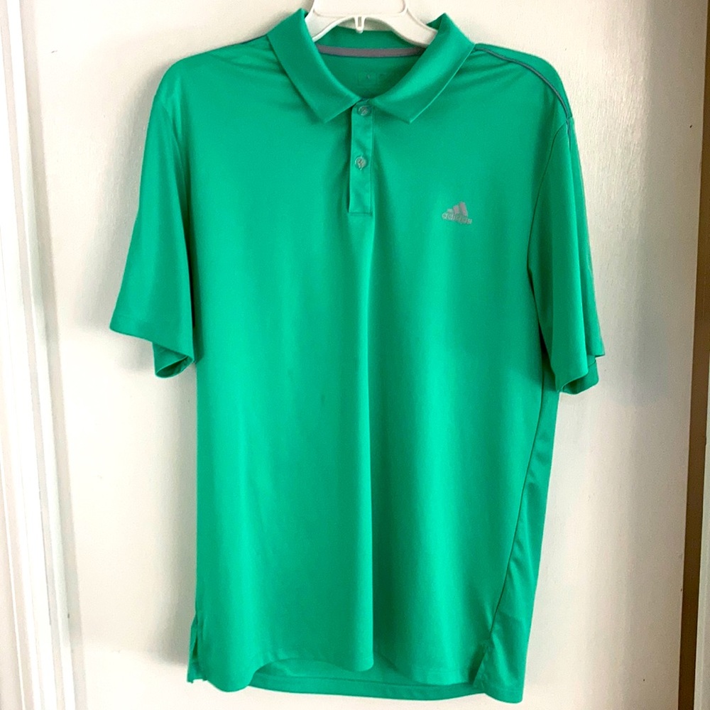 Men’s Adidas Green golf polo Size M